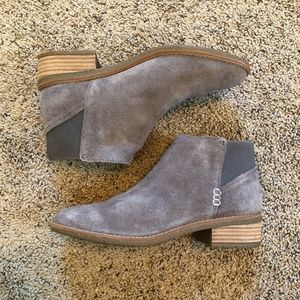 Sperry Maya Lani Grey Suede Bootie Size 8